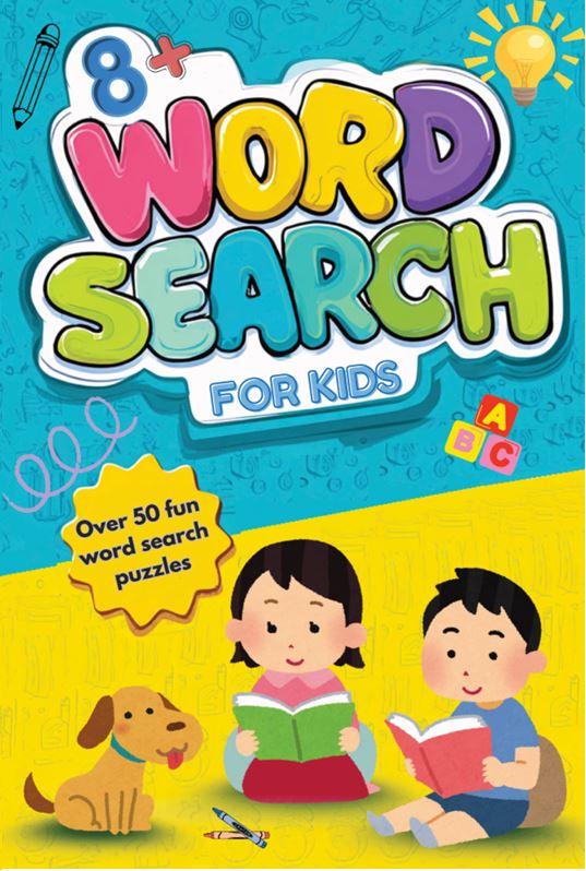 Word Search 8+ For kids cover