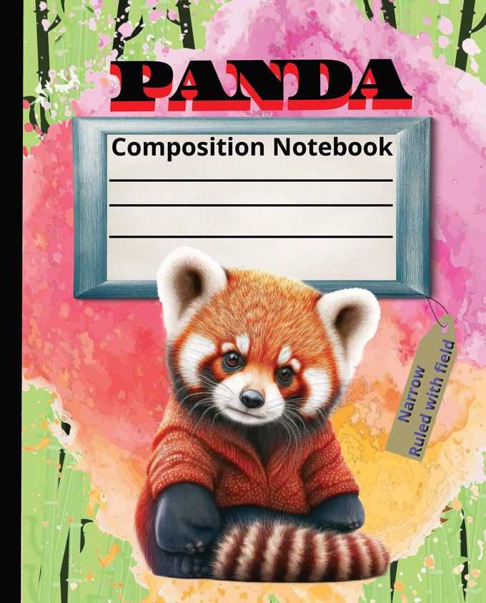 Panda Composition Notebook cover